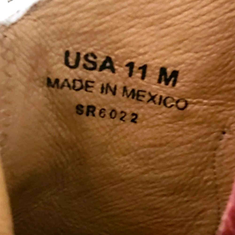 Sterling River Womens Zip Cowboy Bootie NWT Leather Sz 11 med - Picture 6 of 8